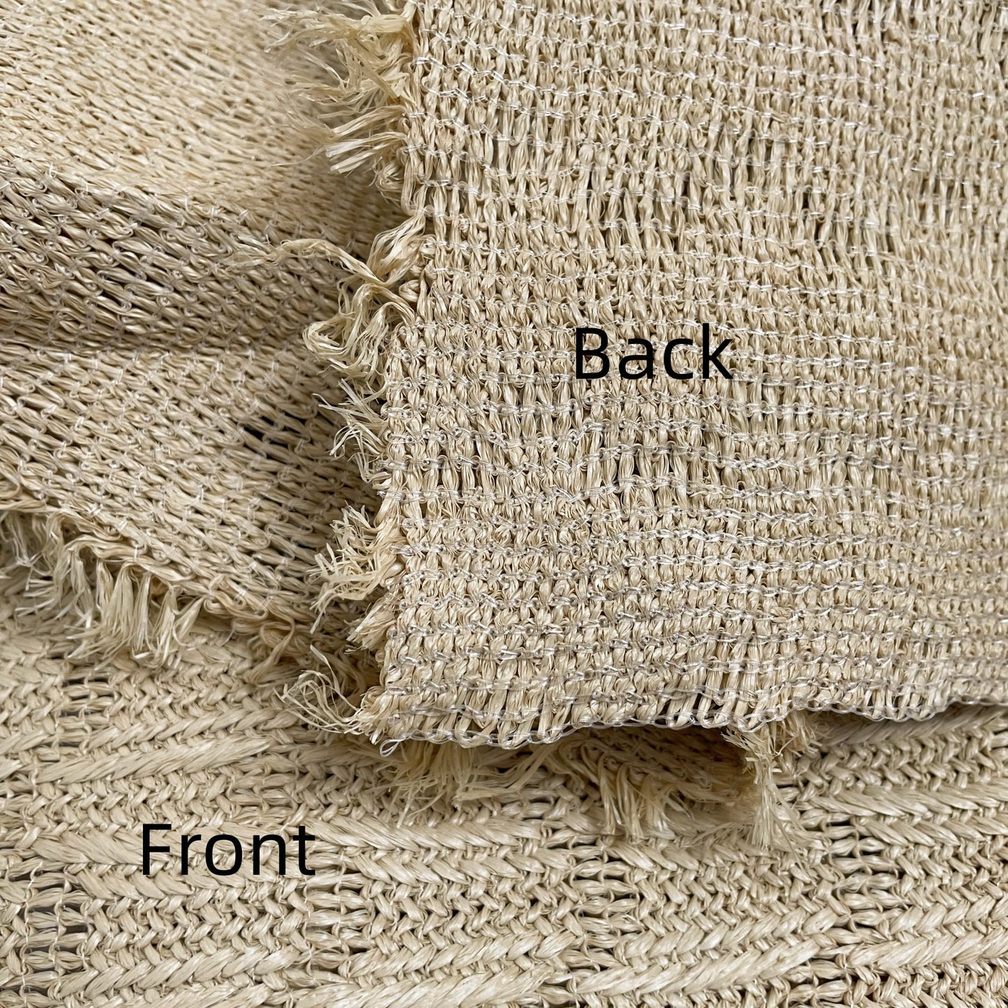Roookies™ Craft Raffia Fabric/SUNWHEAT – Natural Look Synthetic Raffia for DIY & Décor