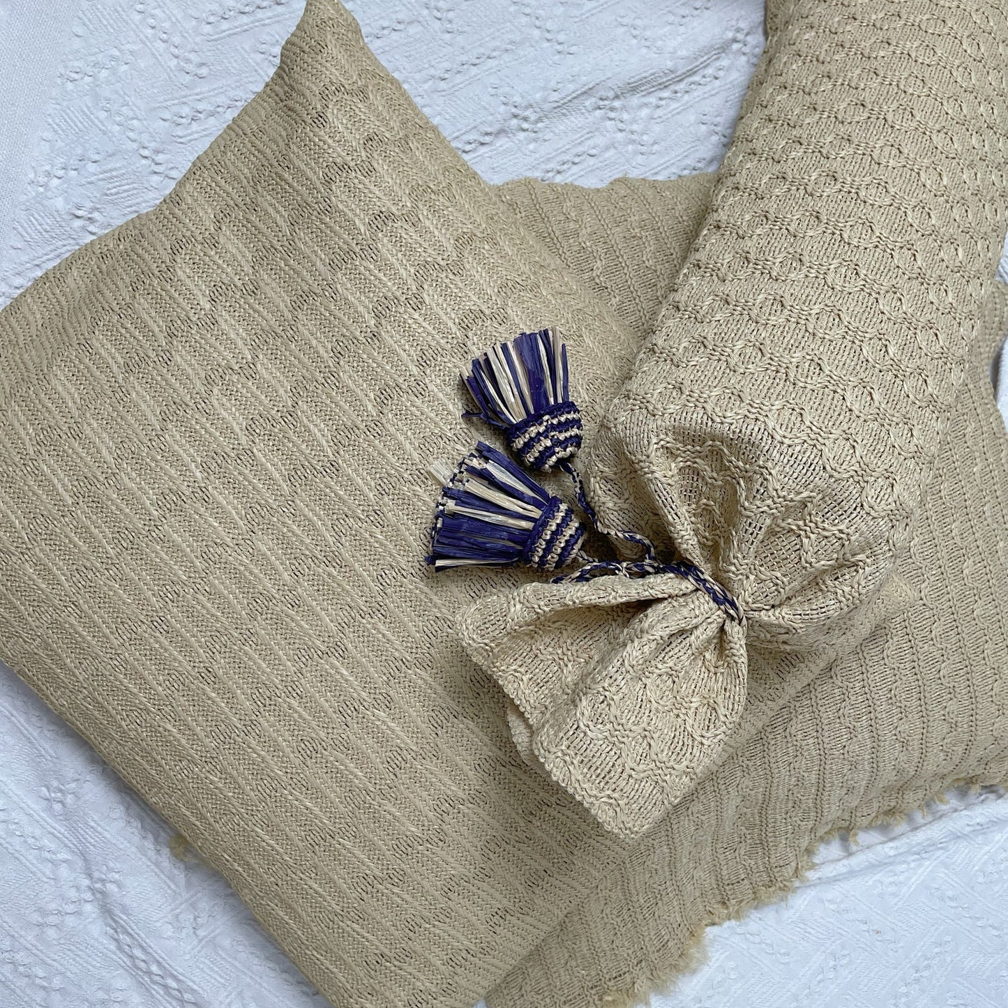 Roookies™ Craft Raffia Fabric/GRAINWAVE – Natural Look Synthetic Raffia for DIY & Décor