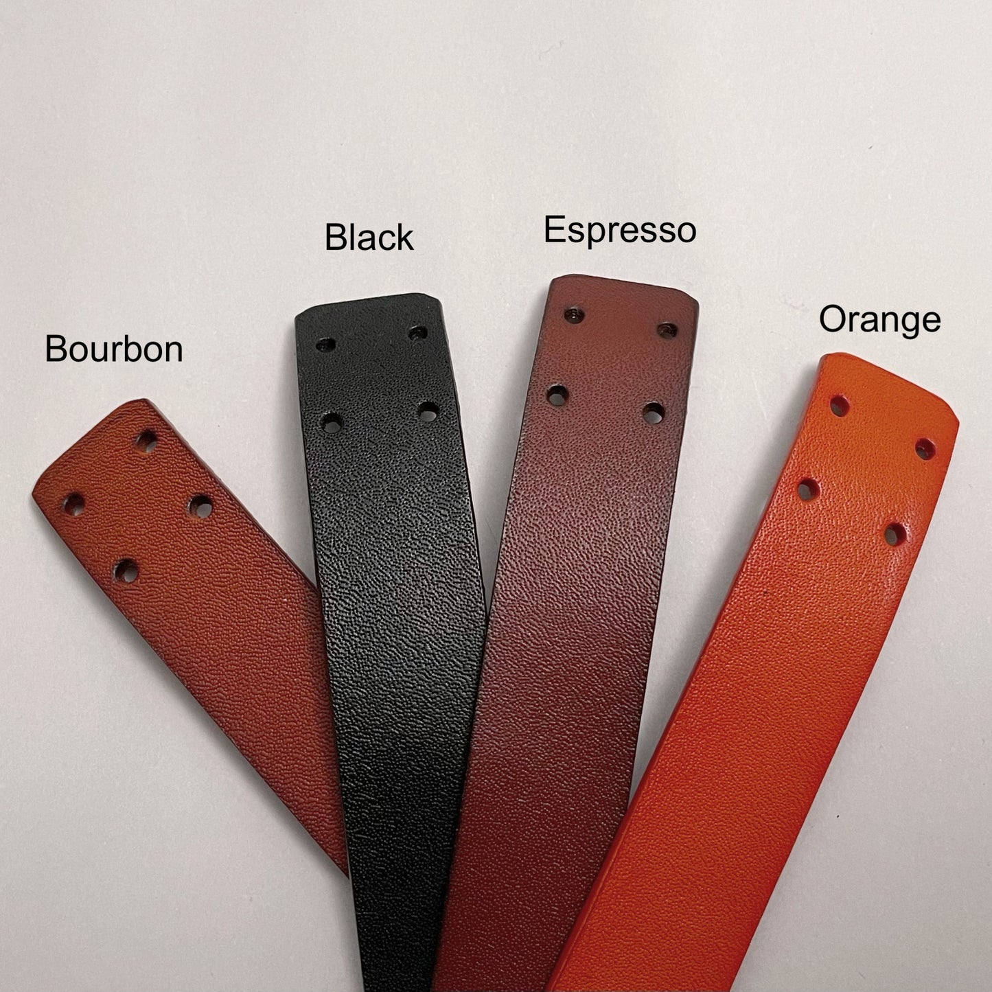 Premium Vegetable Tanned genuine leather straps
