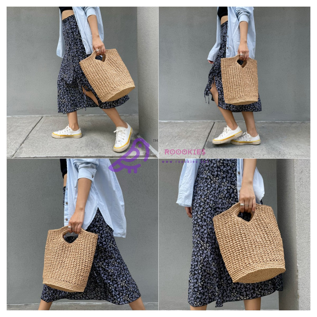 Roookies' Fish Bone Basket Pattern(PDF Pattern)
