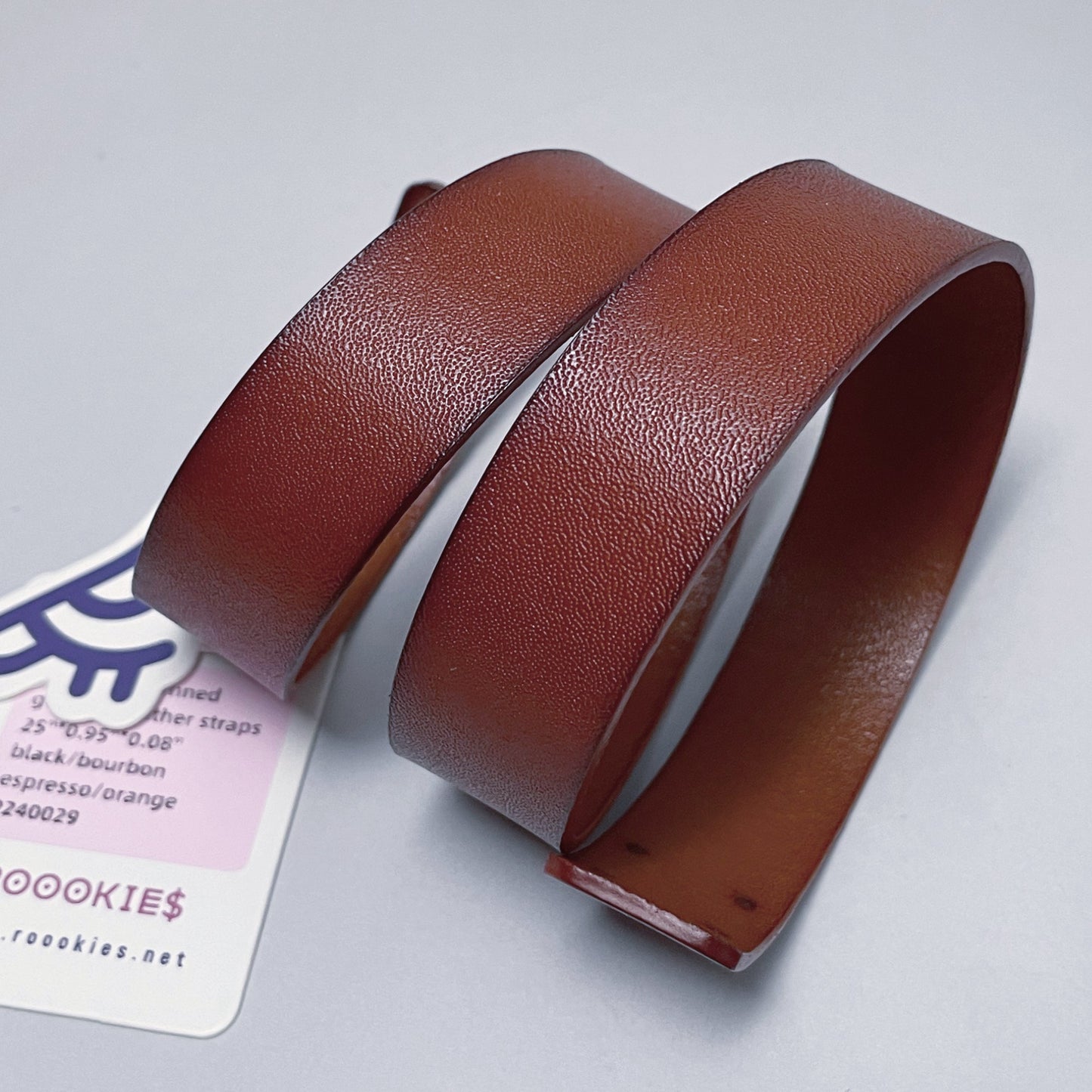 Premium Vegetable Tanned genuine leather straps