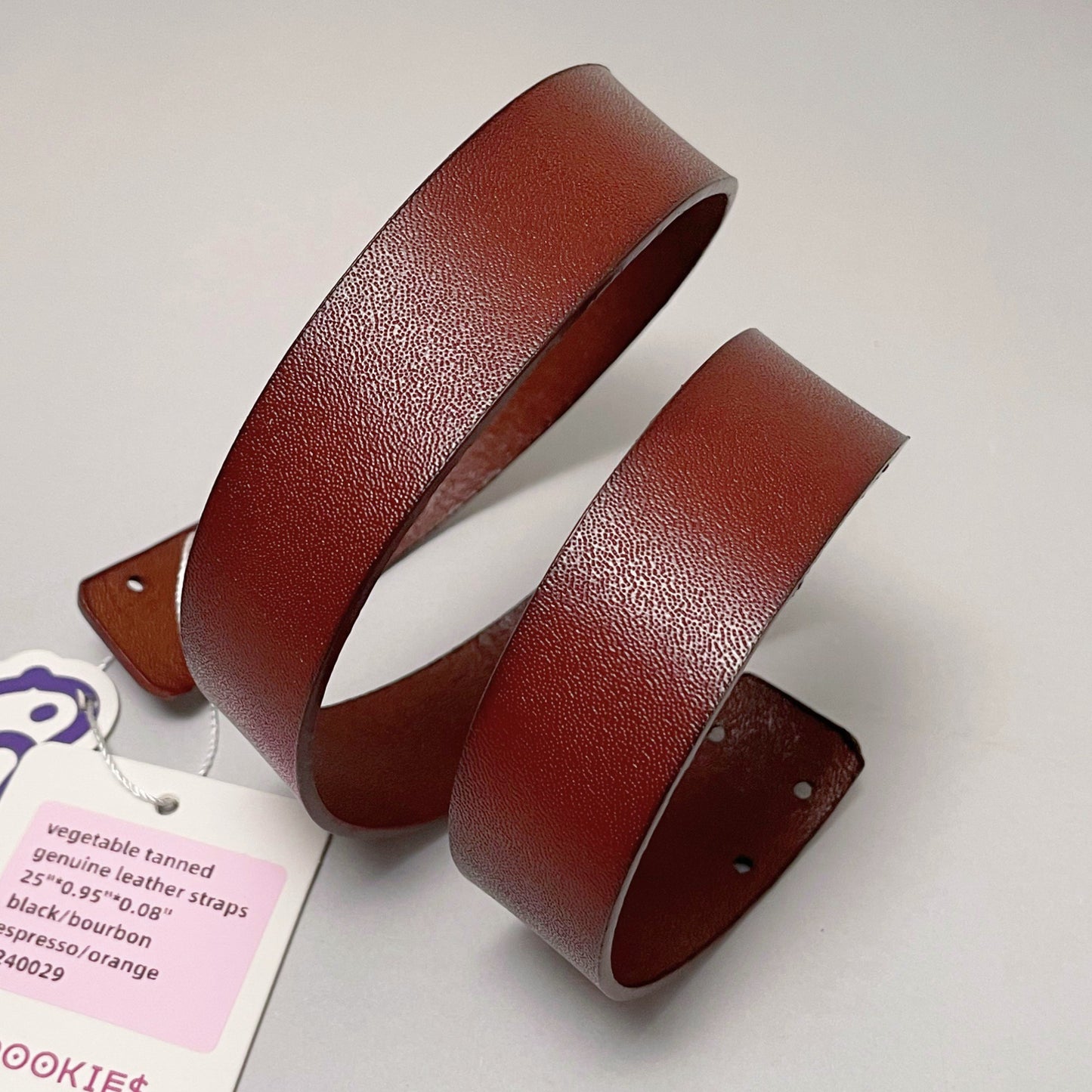 Premium Vegetable Tanned genuine leather straps