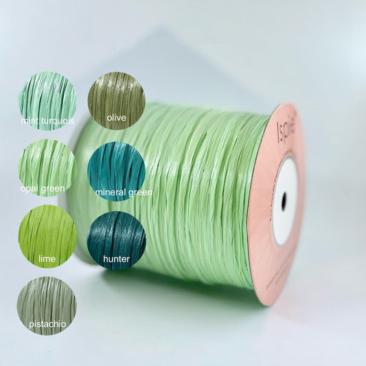 ISPIE raffia Green Collection