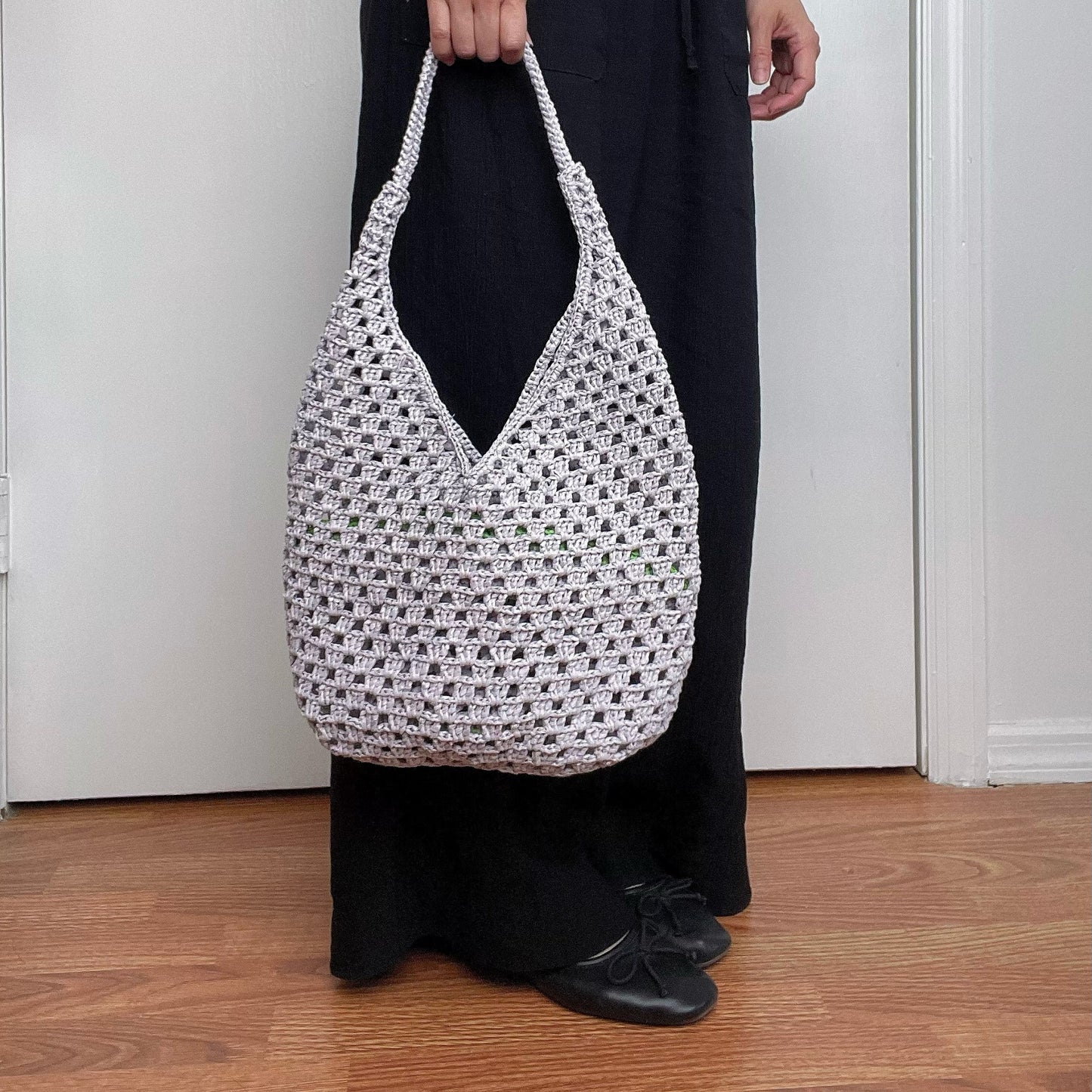 Roookies' V shape Snake Strap Tote crochet pattern (PDF Pattern)