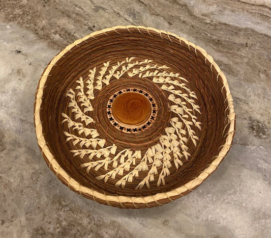 Ispie®️ ✖️Sally Holley Pine Needle Basket