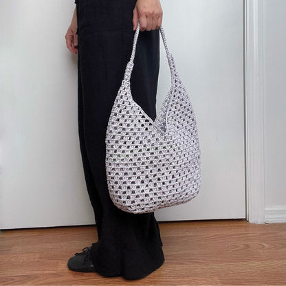 Roookies' V shape Snake Strap Tote crochet pattern (PDF Pattern)