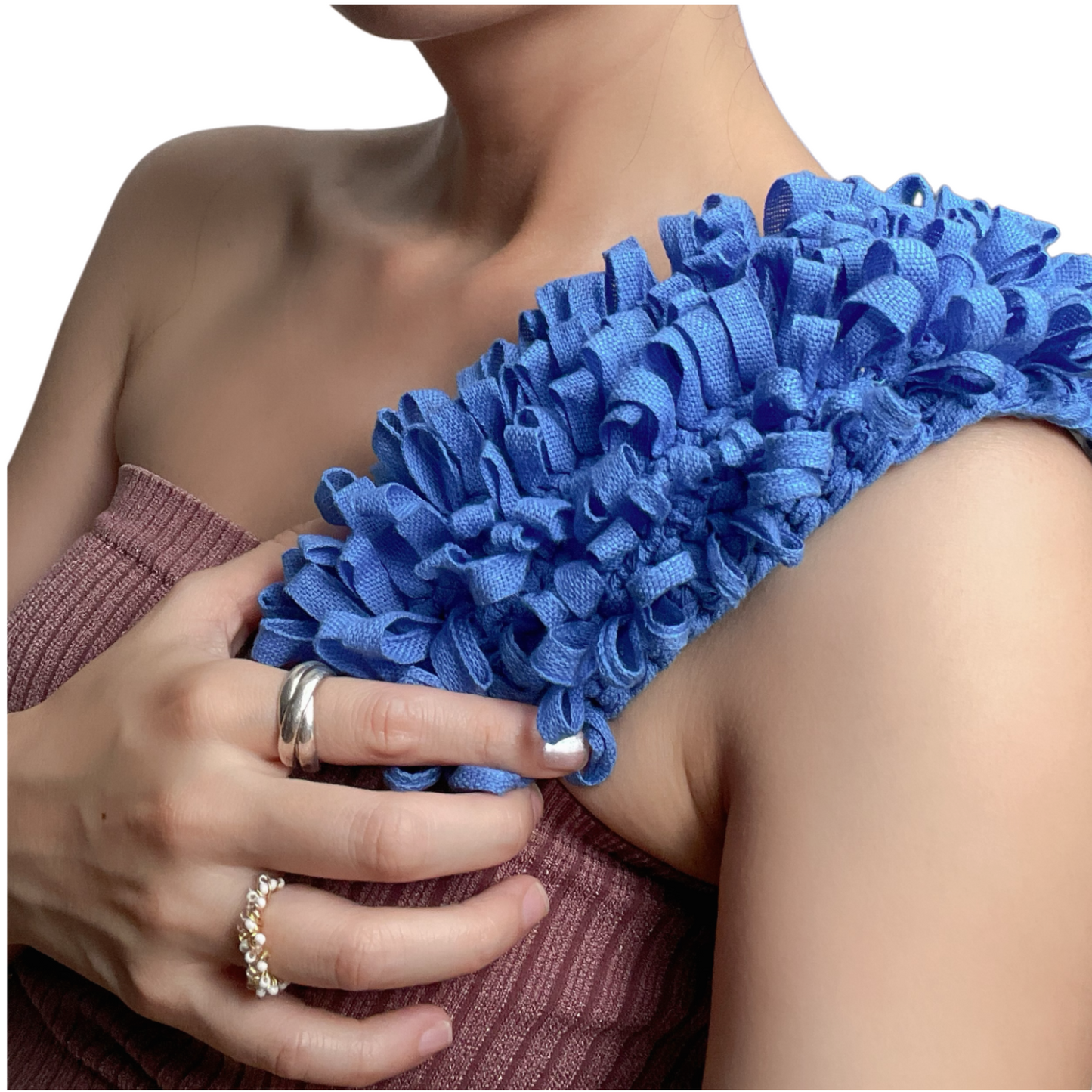 Air Cotton Ribbon Yarn-Designed by Roookies Craft LLC