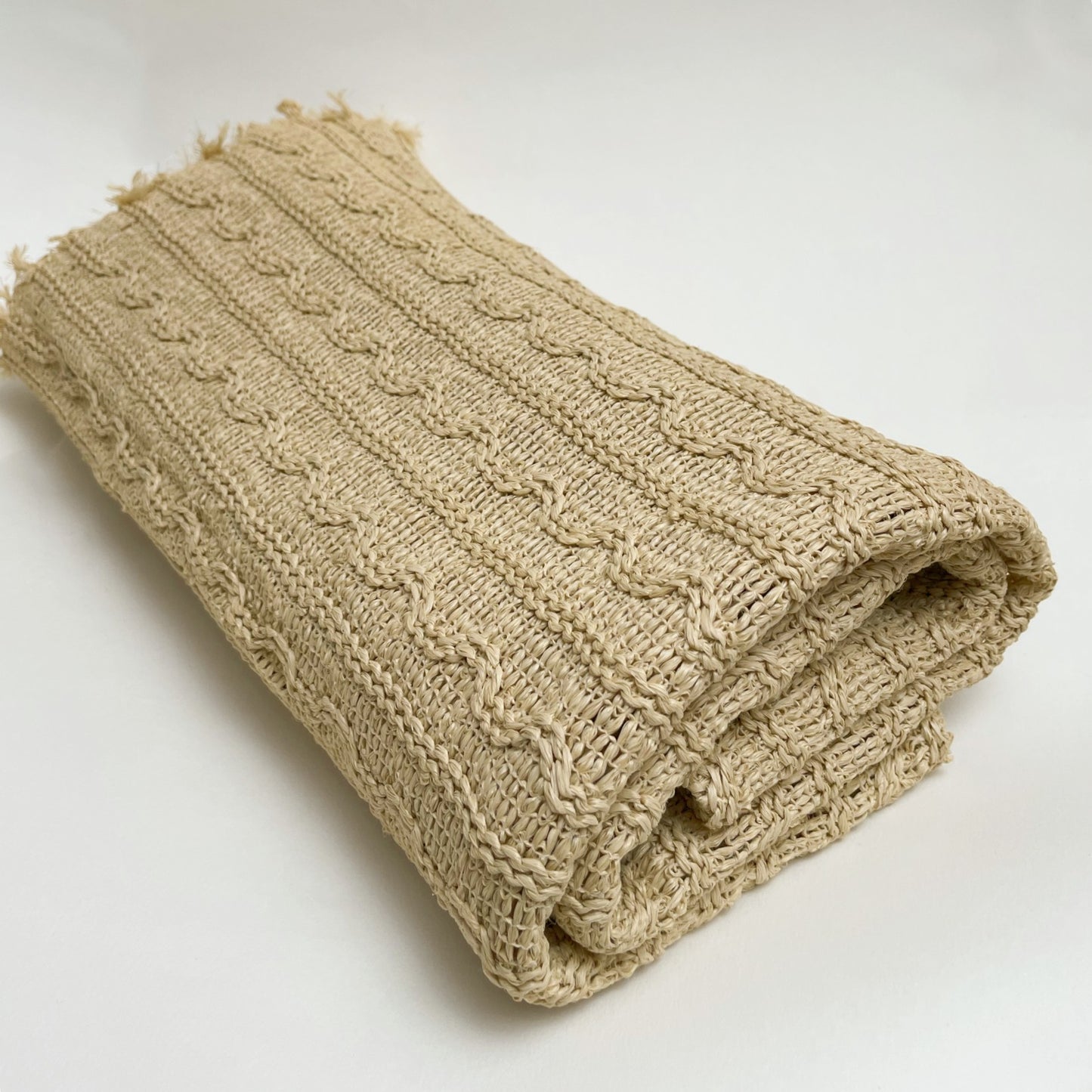 Roookies™ Craft Raffia Fabric/GRAINWAVE – Natural Look Synthetic Raffia for DIY & Décor