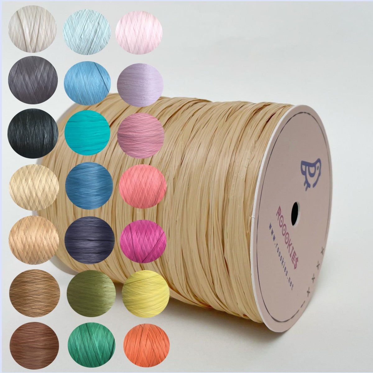 Roookies™ raffia Not Paper,Genuine Rayon Raffia