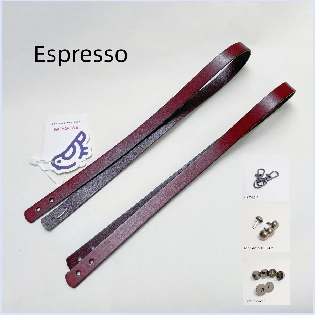 Premium Vegetable Tanned genuine leather straps