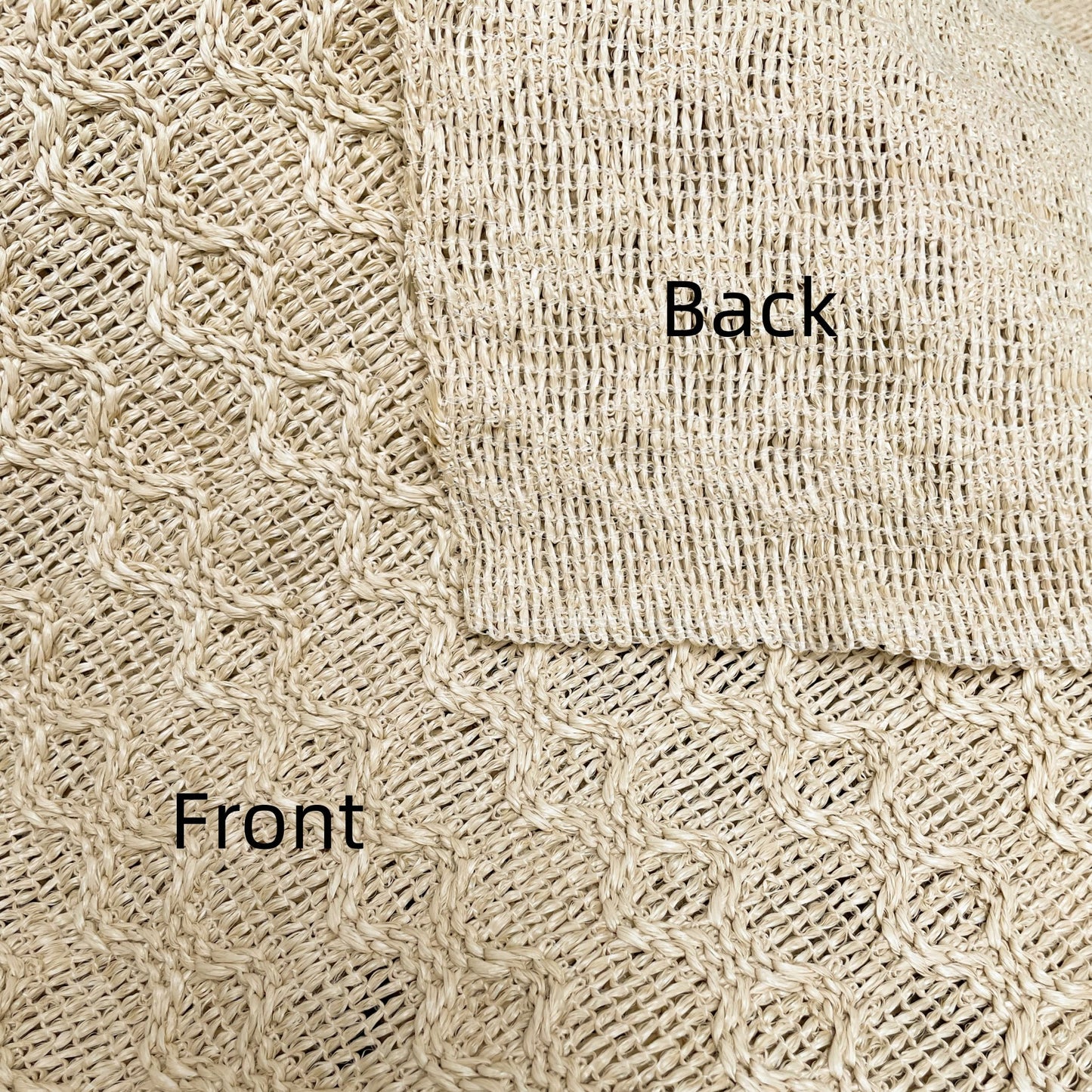 Roookies™ Craft Raffia Fabric/LUCKCIRCLE – Natural Look Synthetic Raffia for DIY & Décor