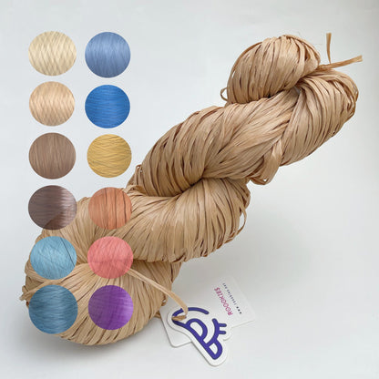 Roookies™ Hank Pack –Premium Quality Rayon Raffia · Tangle-free hank design