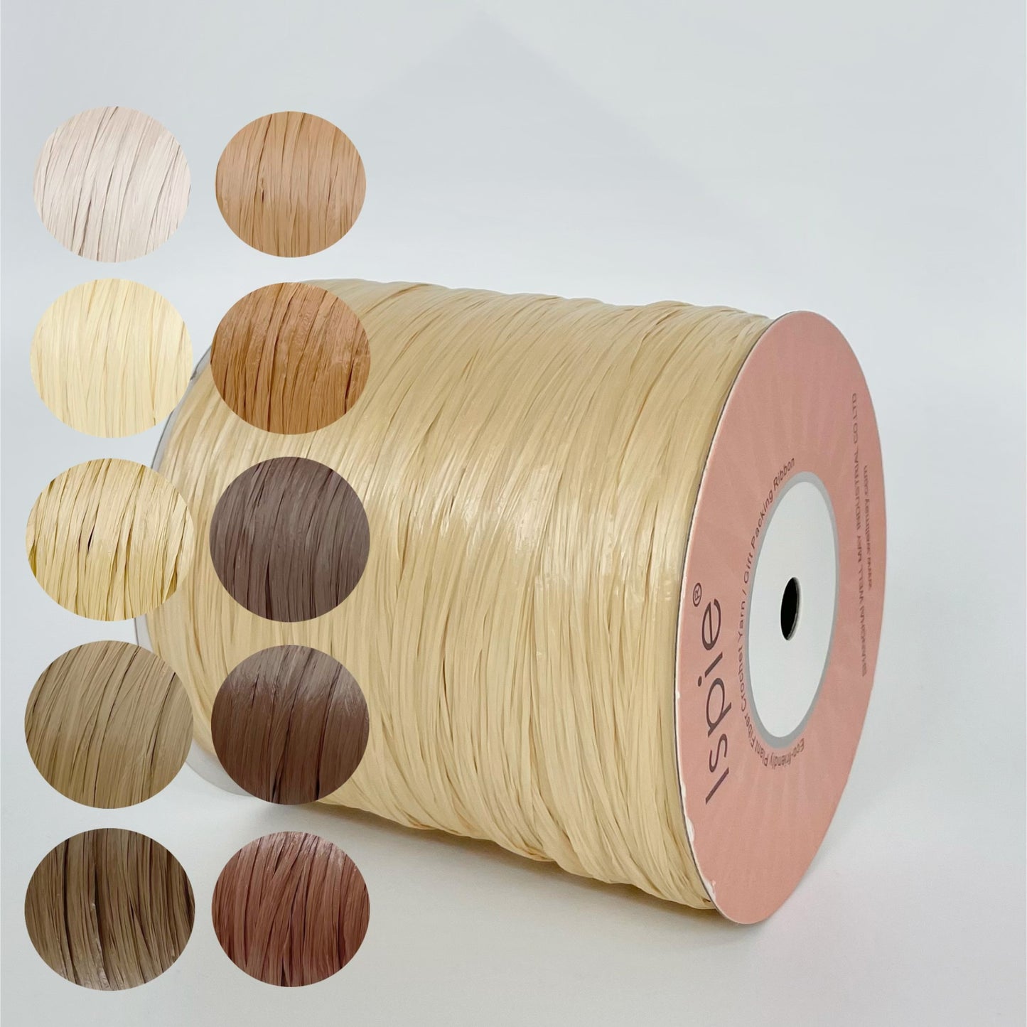 ISPIE raffia Natural Colors